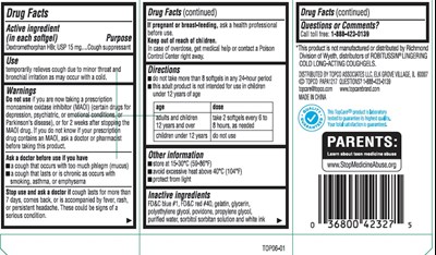 TopCare Cough Relief Carton Back.jpg TopCare Cough Relief Carton Back